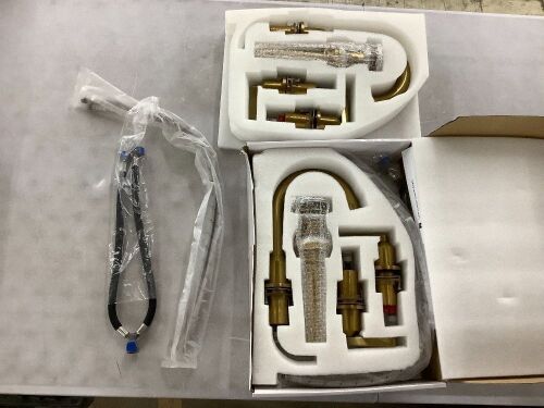 Lot of (2) Gold Faucets  - Lot 811