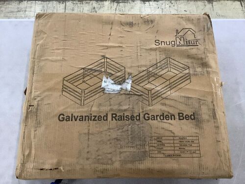 SnugNiture 4x2x2' Raised Garden Bed, 2 pack  - Lot 789