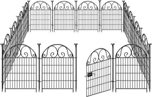 Getlay Tall Garden Fence, 12 Panels, 40" x 27" - Lot 767