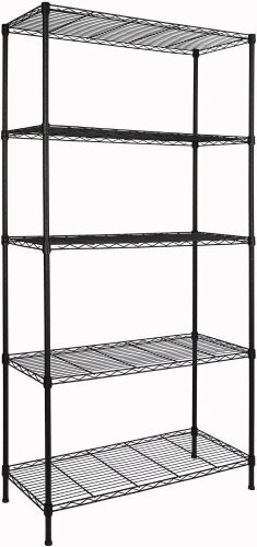 5-Shelf Adjustable Heavy Duty Storage Shelving Unit - Lot 815