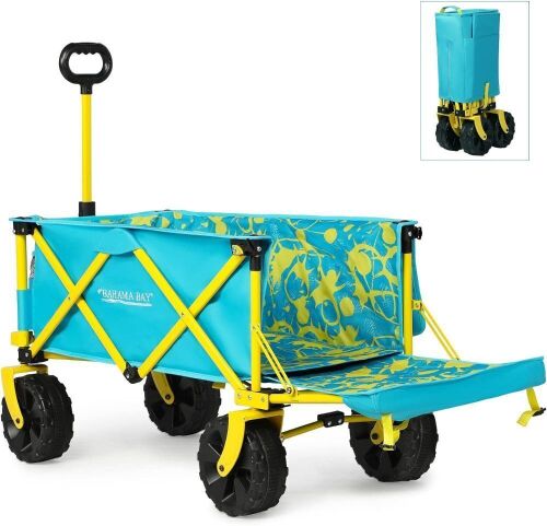 Old Bahama Bay 50" Extra Long Beach Wagon with Big Wheels - Lot 763