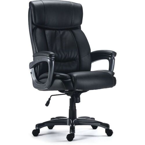  Lockland Ergonomic Leather Managers Big & Tall Chair, 400 lb. Capacity - Lot 30