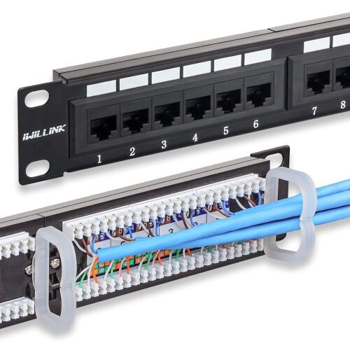 iwillink 24 Port Cat6 Patch Panel - Lot 440