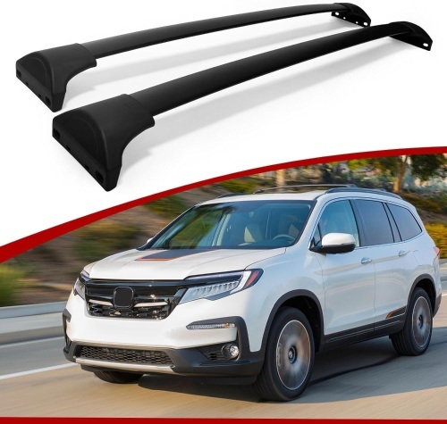 220lbs Heavy Duty Roof Rack Cross Bars Compatible with 2016-2022 Honda Pilot, Thickened Aluminum Crossbars for Rooftop Cargo Luggage Kayak Canoe Snowboard Bike - Lot 2436