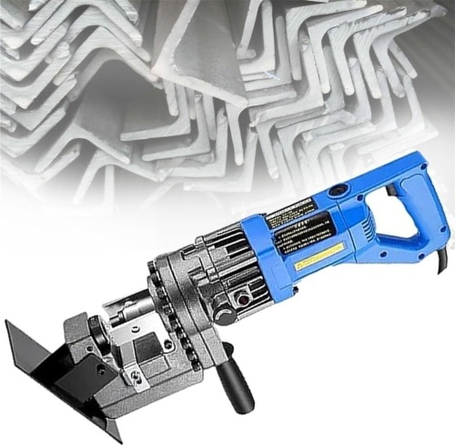 1300W Electric Hydraulic Hole Punch, Handy Metal Hole Puncher, Hydraulic Hole Punching Tool, Hole Digger for Steel Plate Angle Steel Plate Iron Plate Aluminum Plate,Channelsteel - Lot 2445