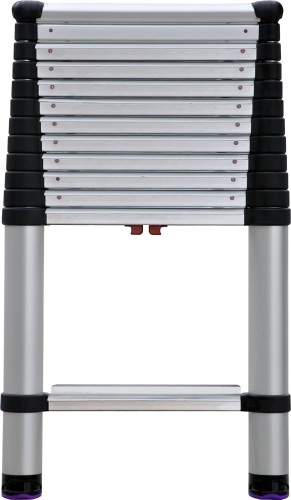 Telesteps 1600EP Telescoping Ladder, Patented One-Touch Release, OSHA Compliant 12.5 ft Extended Height, Up to 16 ft Reach Extension Ladder. - Lot 2511