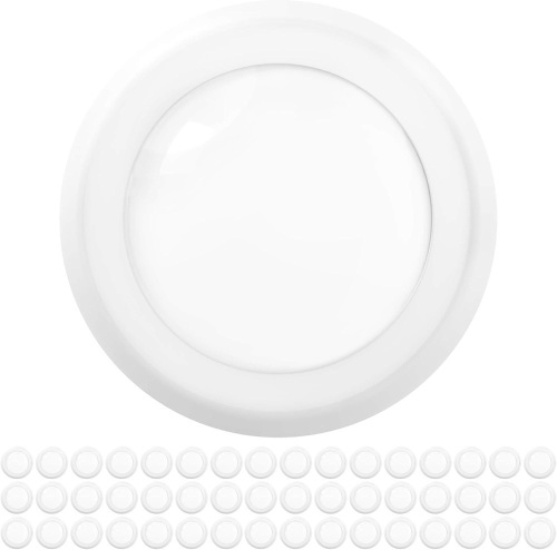 Sunco 48 Pack 5/6 Inch LED Disk Lights, Flush Mount Disc Recessed Ceiling Can Lighting, 1050 LM, 6000K Daylight Deluxe, Dimmable, 15W=75W, Damp Rated ETL - Lot 2515