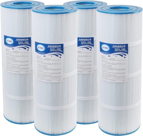 C-7483 Pool Filter Cartridge Replaces Hayward SwimClaer C3030, C3025, C3020, C580E, Compatible with Hayward CX580XRE, Pleatco PA81-PAK4, Filbur FC-1225 FC-6425, 4 Pack - Lot 2517