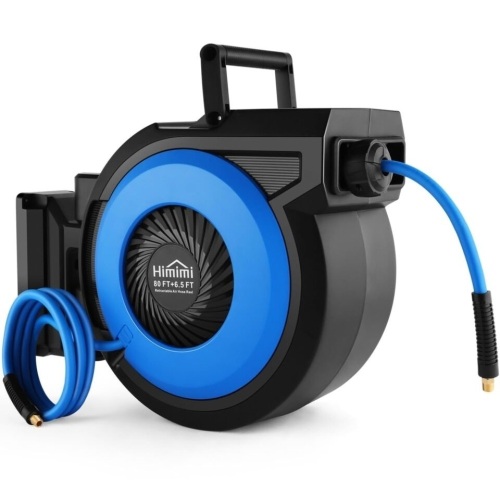 80FT + 6.5FT Retractable Air Hose Reel - Lot 2623
