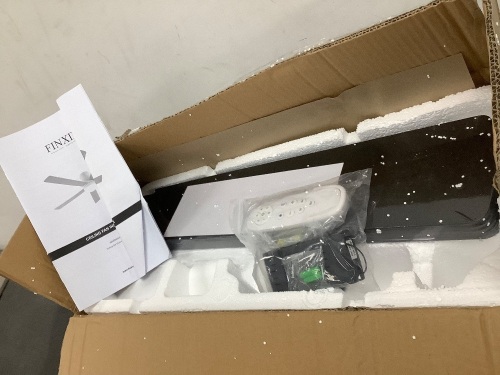 FINXIN Indoor Ceiling Fan Light Fixtures Remote LED 52 - Lot 2628
