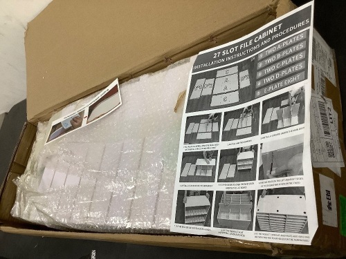 27 Slot File Organizer Cabinet - Lot 2643