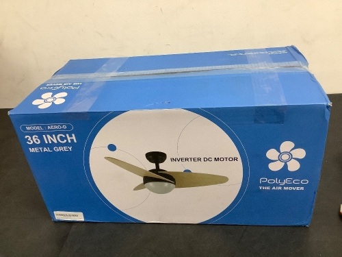 36 Inch Ceiling Fan With Remote - Lot 2697