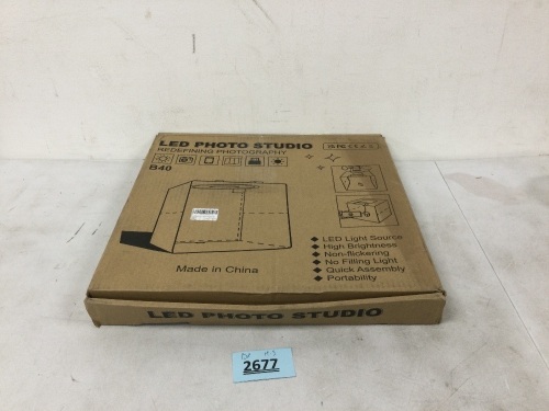 LED Photo Studio Light Box - Lot 2677