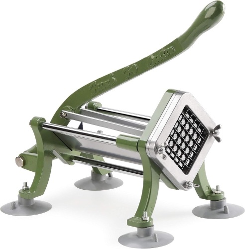 New Star Food Service 42313 Commercial Restaurant French Fry Cutter with Suction Feet, 1/2-Inch - Lot 2715
