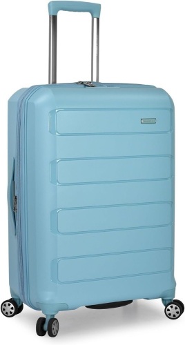 Traveler's Choice Pagosa Indestructible Hardshell Expandable Spinner Luggage, Baby Blue, Check-in Only - Lot 2729