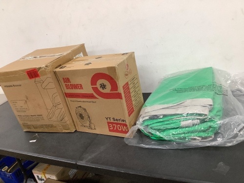 Inflatable Bouncer with Air Blower and Tarp - Lot 2731