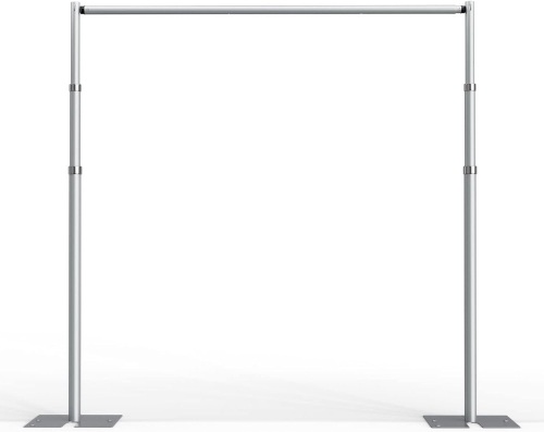 EMART Pipe and Drape Backdrop Stand Kit, Backdrop Stand Heavy Duty 10ftx10ft, Adjustable Metal Frame for Backdrop, Background Stand Backdrop for Wedding Birthday Party Banquet Decorations - Lot 2745