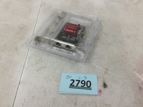 Pcie to Dual Lan Card - Lot 2790