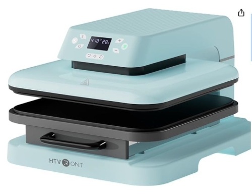 HTVRONT Auto Heat Press Machine for T Shirts - Heat Press 15x15 with Auto Release - Heats Up Fast & Distribute Heat Evenly, Intelligent Heat Press Machines for HTV, Sublimation, Heat Transfer Projects - Lot 63a