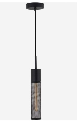 Artika MTN1L-HD1 Milton 1-Pendant Incandescent Light Fixture Metal Mesh Shade $59.99 - Lot 135
