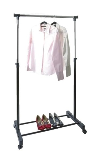 Rolling Clothes Organizer on Wheels - Lot 257