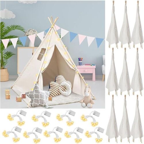 Woanger 10 Set Teepee Tents for Kids - Lot 115
