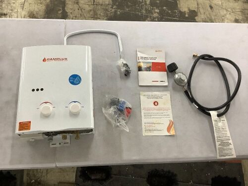 Camplux 5L Outdoor Portable Propane Tankless Water Heater  - Lot 328