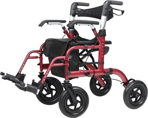  ELENKER All-Terrain 2 in 1 Rollator Walker & Transport Chair - Lot 378