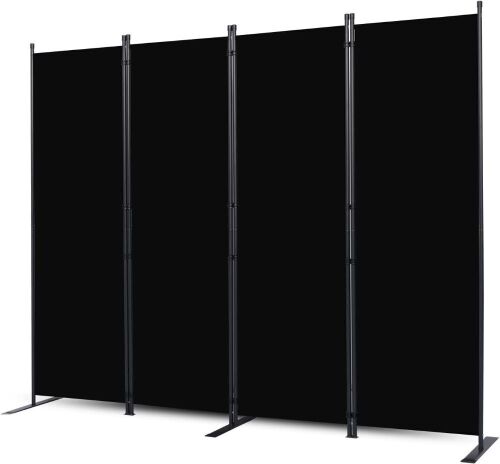 4 Panel Folding Room Divider, 88" x 71"  - Lot 597