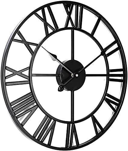 Antique Tower 30 inch Large Roman Numeral Wall Clock - Lot 825