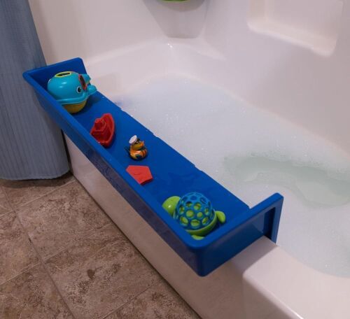 Tub Topper Bathtub Splash Guard Play Shelf Area - Small Scuff - Lot 827