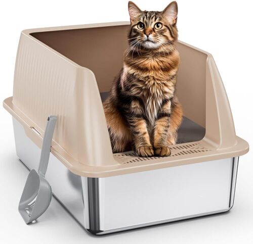 Petterm Stainless Steel Litter Box - Lot 346