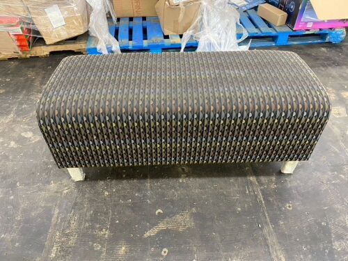 Patterned Bench - Damaged Bottom  - Lot 369