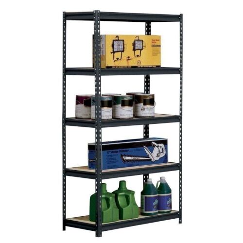 Steel Shelving Rack 5 Tier, 35"W x 17.7"D x 70.8"H  - Lot 348