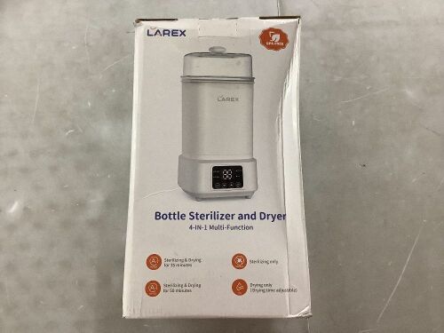 Larex Bottle Sterilizer and Dryer - Lot 162