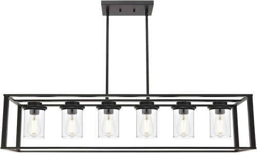 6 Light Linear Lighting Fixture - Lot 332