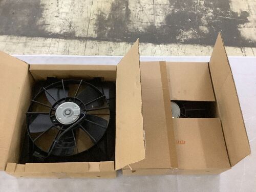 AUTOKAY Radiator AC Condenser Cooling Fan, 2PC  - Lot 579