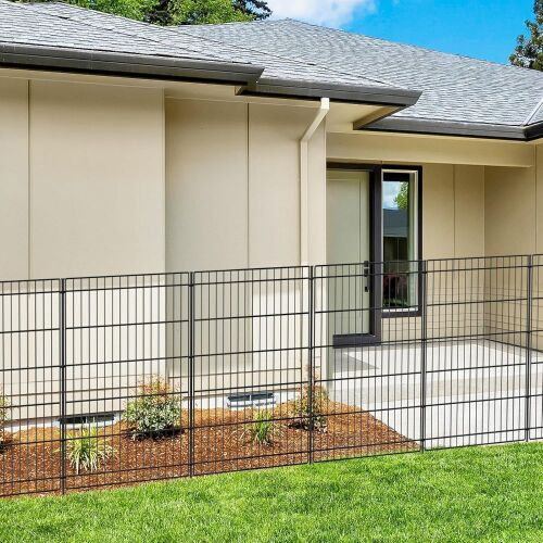 INJOPEXI Garden Fence 6 Panels 13' x 36"  - Lot 689