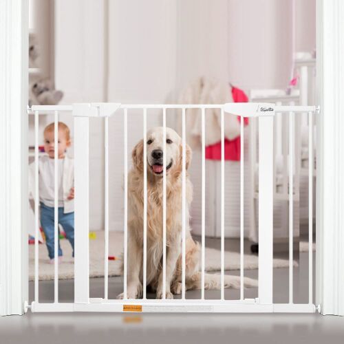KBYTDREAM 29.5 to 43.3" Extra Wide Walk Through Baby Gate - Lot 495