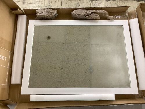Framed Wall Mirror 28" x 20"  - Lot 737