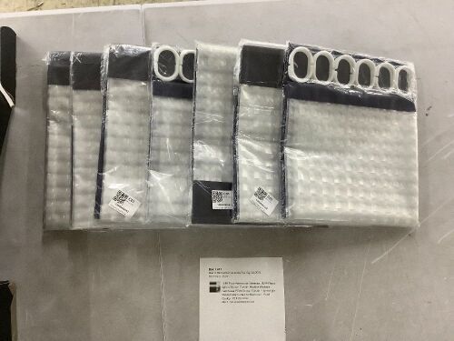 Lot of (7) Shower Curtains  - Lot 725