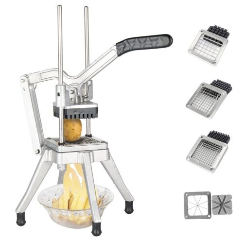 ROVSUN Commercial French Fry Cutter with 4 Sizes Blades - Lot 735
