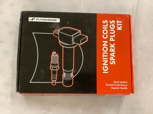 A-Premium Ignition Coils Spark Plugs Kit  - Lot 503