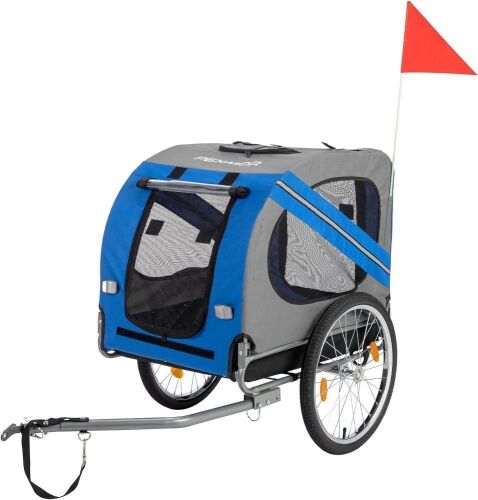 PEXMOR Foldable Pet Bike Trailer with 20" Wheels  - Lot 77