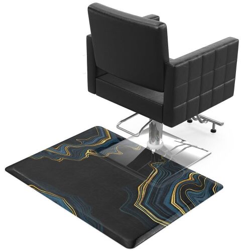 OmySalon 3' x 4' Rectangle Salon Anti Fatigue Mat for Square Base Hair Stylist Chair 3/4'' Thick - Lot 728