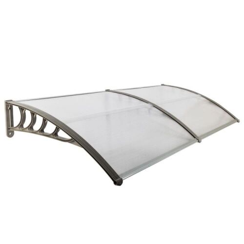 Outdoor Polycarbonate Front Door Window Awning  35" x 77"  - Lot 788