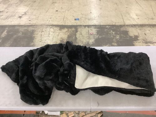Faux Fur Rug, Unknown Size  - Lot 263