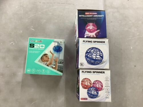 Lot of (4) Interactive Flying Toys - Lot 490