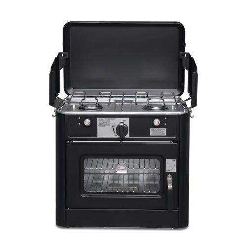  Portable 2-in-1 Gas Stove & Oven w/ Windpanel  - Lot 25
