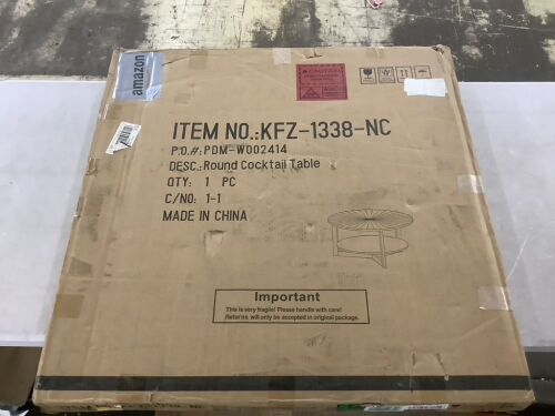 LEEMTORIG 33.5" Round Coffee Table - Lot 431